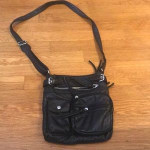 Black Leather Satchel